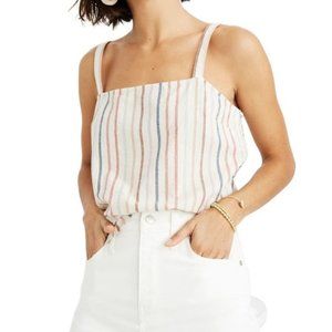Madewell • Flecked Rainbow Striped Camisole NWT